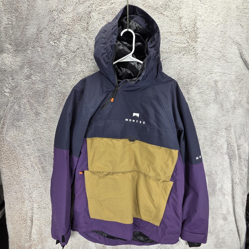 Montec Jacket Mens Large Multicolor Dune FW20 Anorak Ski Snowboard Waterproof